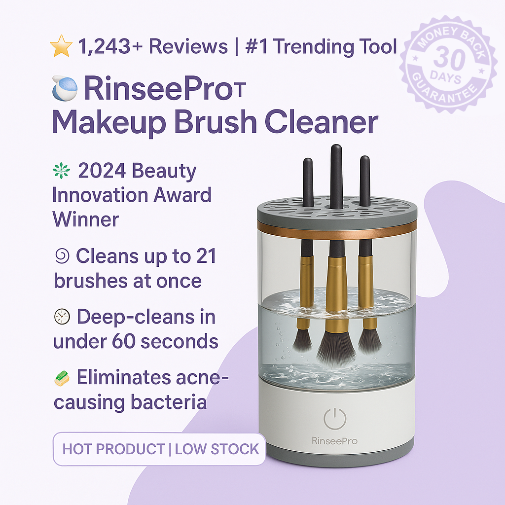 RinseePro Make up Brush Cleaner